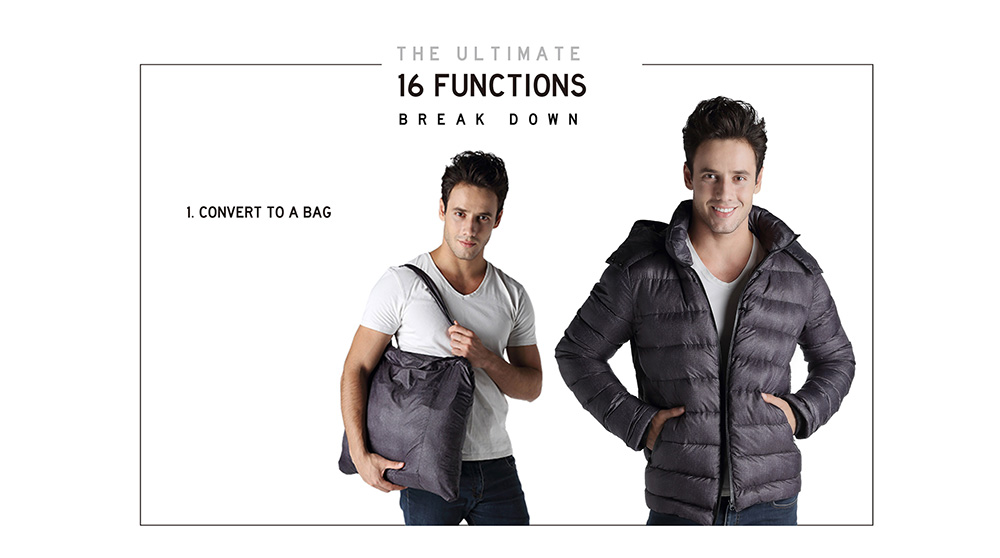 16 in 1 down jacket