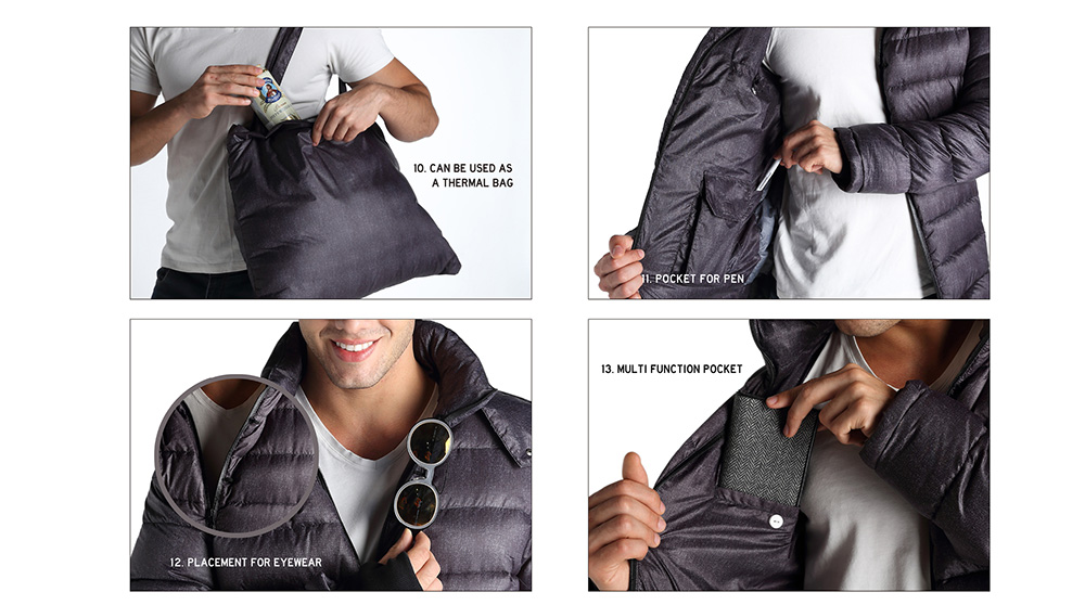 16 in 1 down jacket