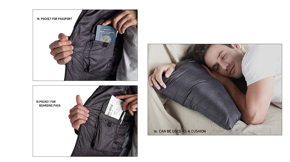 16 in 1 down jacket
